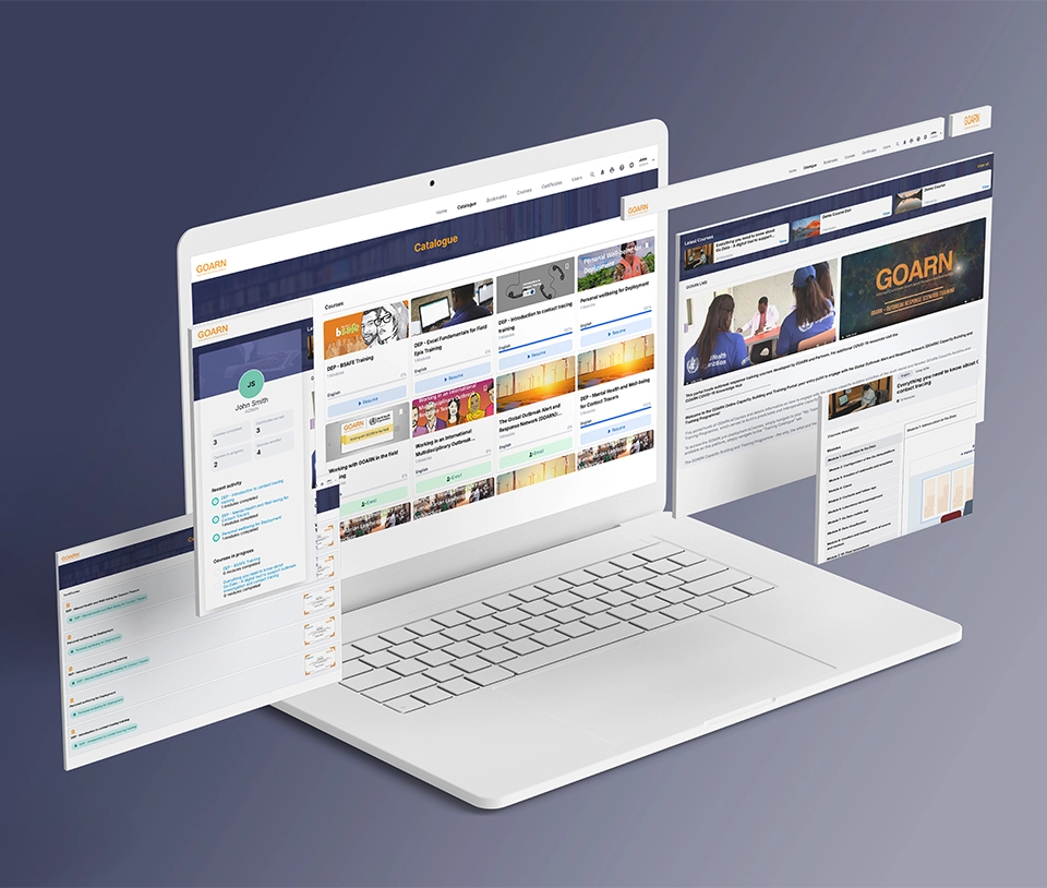 Learning Platform Interface